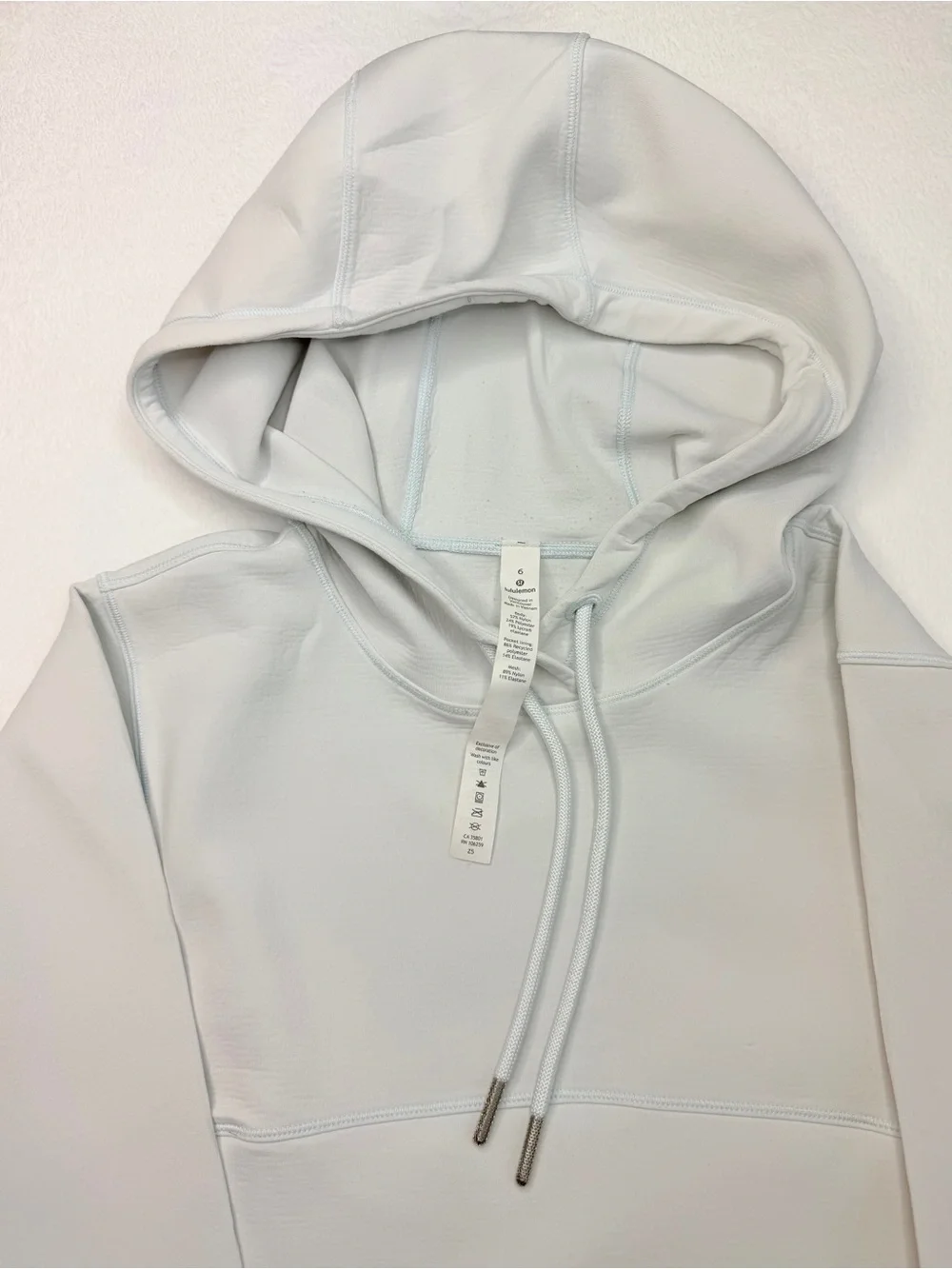 Lululemon Athletic Cropped Blue hoodie Sweatshirt Size 6